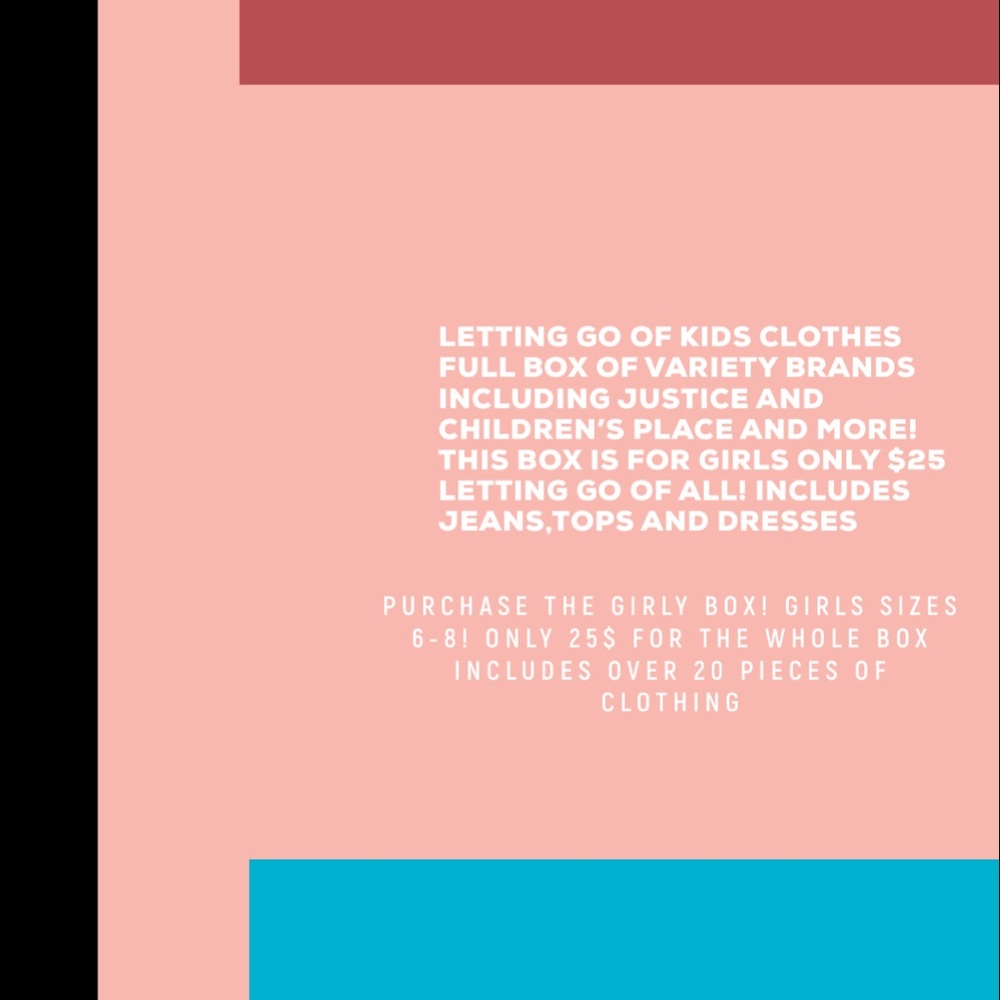 Kids Clothing Variety Brands A full 20 Piece Box